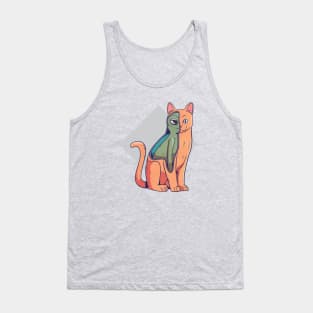 Alien cat costume Tank Top